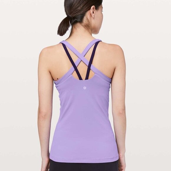 Lululemon Rally Your Heart Tank- Enchanted Iris / Dark Court Purple - Picture 1 of 12